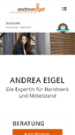 Mobile Screenshot of andreaeigel.de